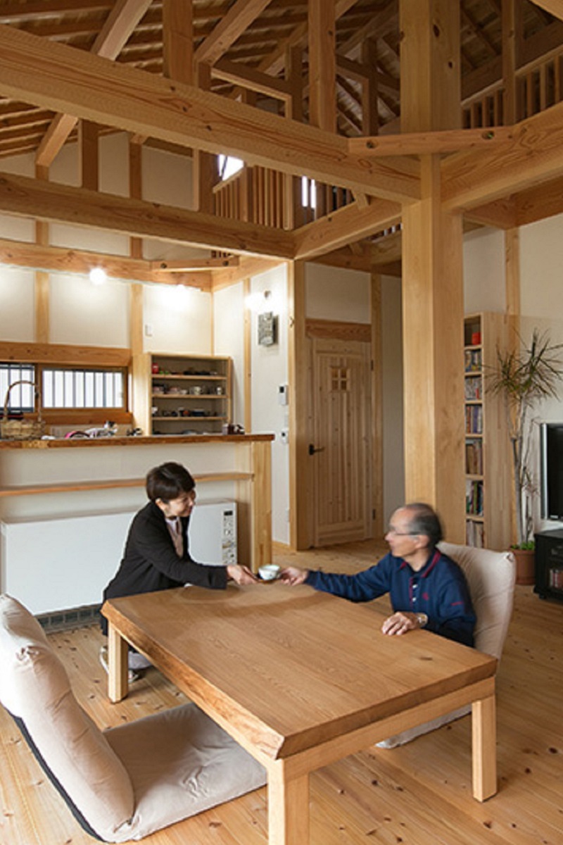 天井の高い平屋の住宅 大津市 H様邸