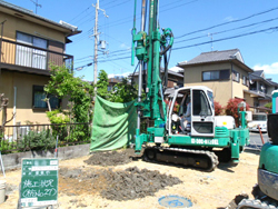 地鎮祭～地盤改良