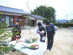 地鎮祭～基礎