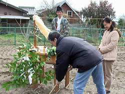 地鎮祭～地盤調査