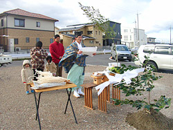 地鎮祭～地盤調査