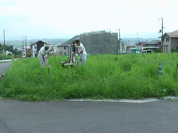 地鎮祭～地盤調査