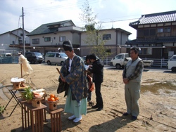 地鎮祭～地盤調査～地盤改良