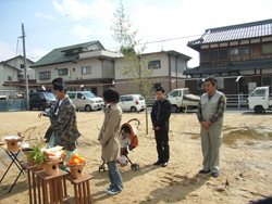地鎮祭～地盤調査～地盤改良