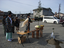 地鎮祭～敷地現況～地盤調査