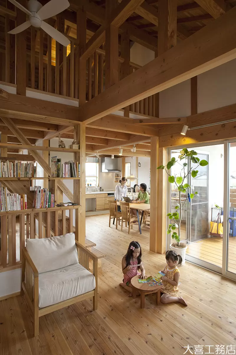 2階リビングの住宅 八日市 S様邸